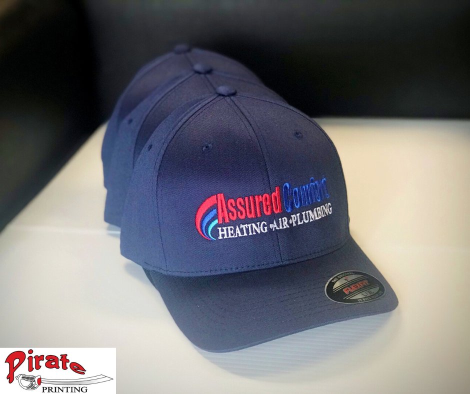 Pirateprinting1's tweet photo. #Embroidery done for Assured Comfort! 
.
.
Looking for quality embroidery? You are in good hands here at Pirate Printing! Give us a call or shoot us an email for your next order. https://t.co/HsZ1CKkMNA