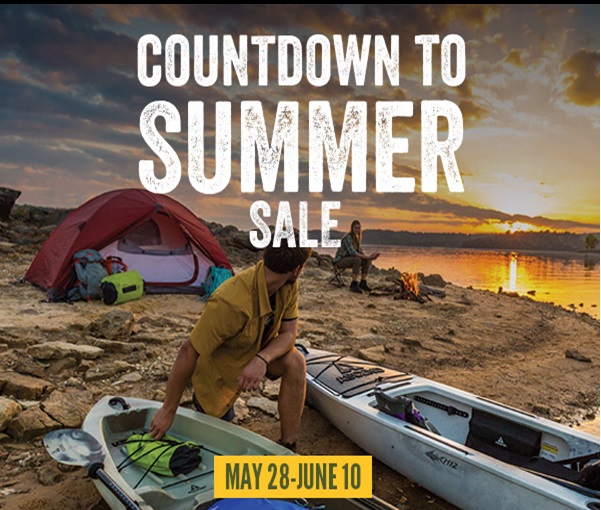 The last few days have felt like Summer🌞&amp; we're starting our official countdown with a SALE.
Visit us in-store or via curbside pickup to stock up on all your SUMMER STAYCATION essentials.🏹🎣🚣‍♀️🧩🛶🏖
Current in-store &amp; curbside pick up hours are:
Mon-Sat: 9am-7pm
Sun. 10am-6pm