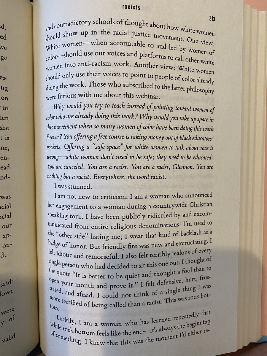 This section from  @GlennonDoyle’s new book seems useful right now. There are many other resources, but this feels like an important first step/first reading for many. Wish I could present it as one long text but it’s actually easy to read in this format, despite initial optics.