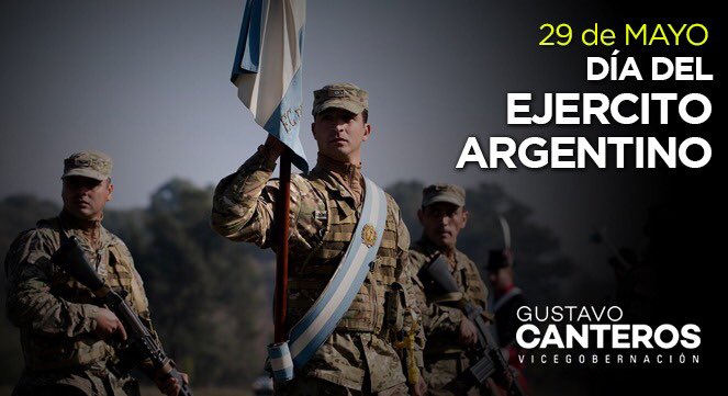 gacanteros's tweet photo. A los hombres y mujeres que integran el @Ejercito_Arg mi reconocimiento absoluto en este día especial. ¡Viva la Patria! 🇦🇷 https://t.co/RdtL5XklpZ