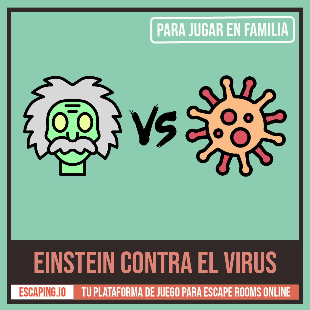 EscapingIo's tweet photo. Einstein contra el virus - ¡Os presentamos un nuevo Escape Room Online original de @escaping.io! Perfecto para jugar en familia 🎮⁠
⁠
Regístrate en la web para empezar a jugar. ¡Link en la bio! ➡️⁠
⁣⁠
¡Síguenos para estar al día de todas las novedades! 📩⁣⁠⁣ https://t.co/ZD3I2X0BAN