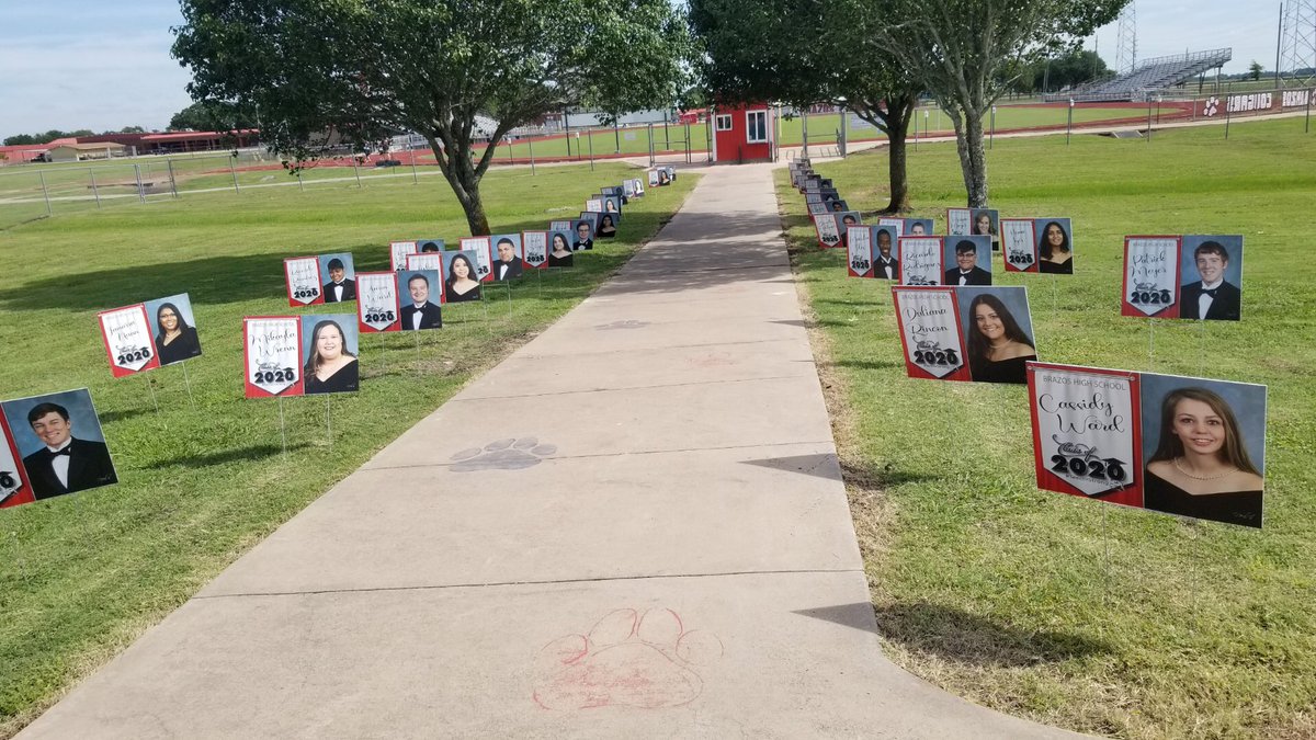 It’s GRADUATION Day!  Looking forward to celebrating our 2020 Graduates!  Tune in LIVE at Brazos High School and Brazos Cougar Athletics - 8PM.