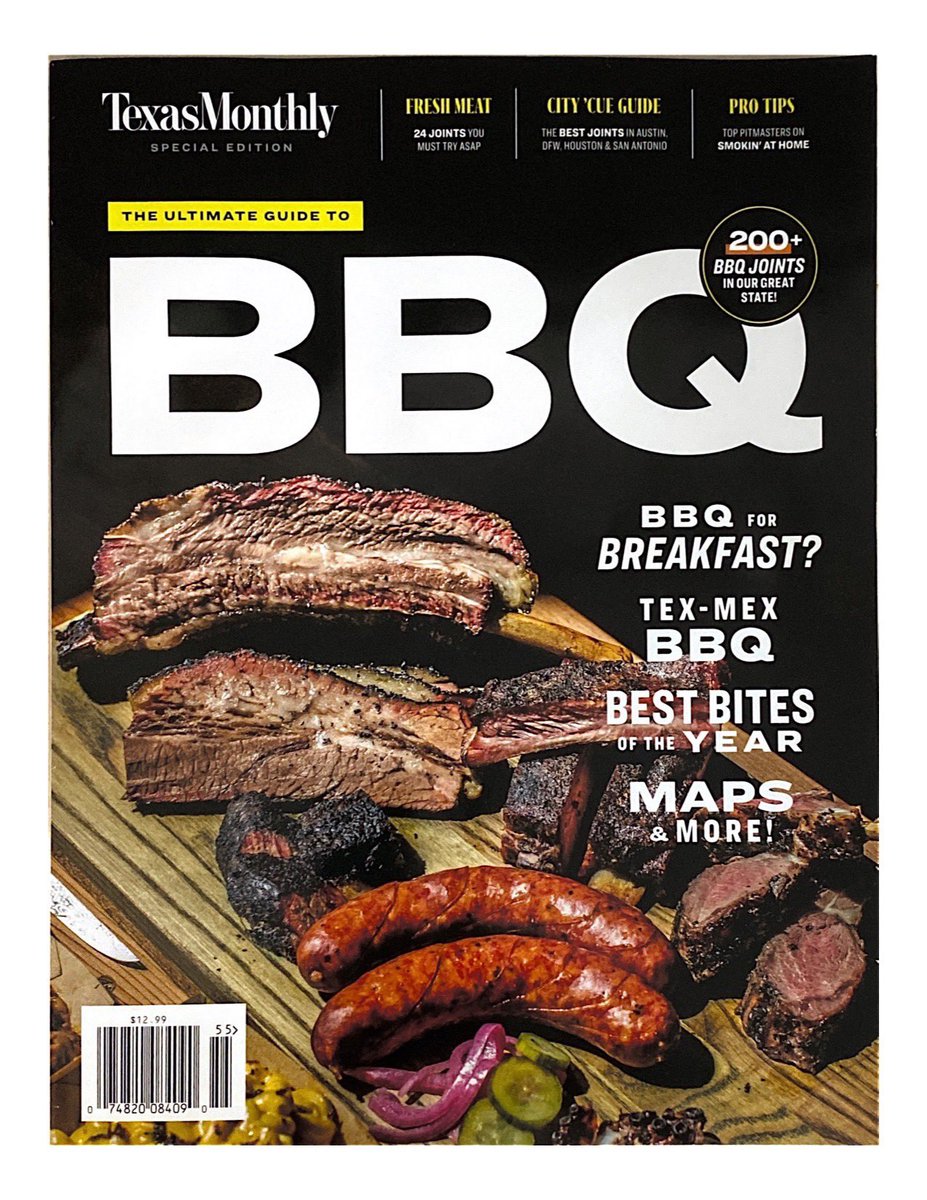 sessionsbbq's tweet photo. Catch us in the latest Ultimate Guide to BBQ magazine from @TexasMonthly! #smokesessionsbarbecue #smokesessions #texasmonthly #bbq #bbqguide #txbbq #roysecity https://t.co/mJ5a1H84ab