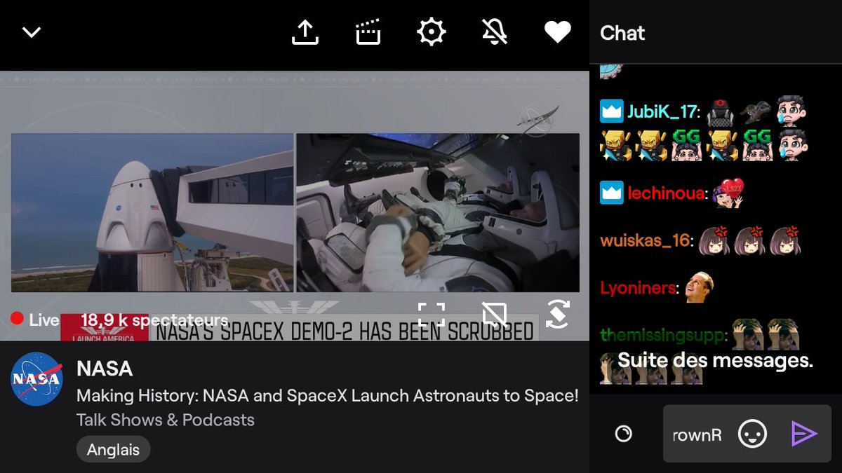 IShirooooo's tweet photo. @stuff2xewer  même sur le stream de la nasa tu est representer xD gg famour LS2X🤣 https://t.co/HT5yaD6ecT