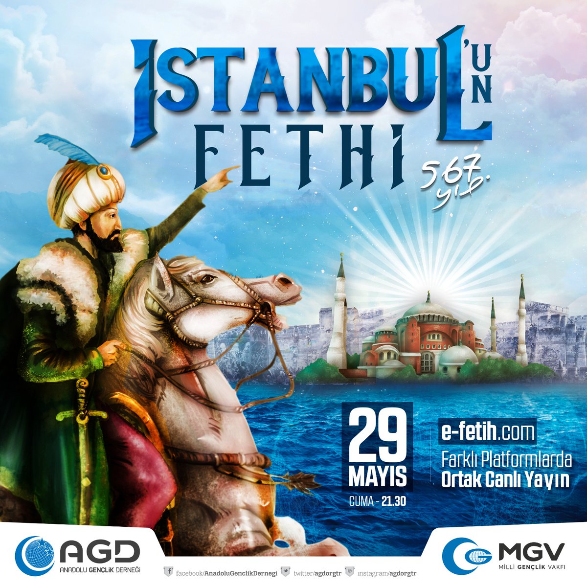 21.30'da 📺 ekran başına!

Biletler tükenmeden hala alma şansınız var. 🙂
🔗 e-fetih.com