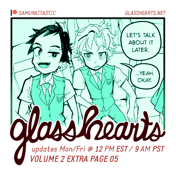 https://t.co/BtcDDDjgOu ? #glasshearts #webcomic | this week's updates are now on tapas! 
