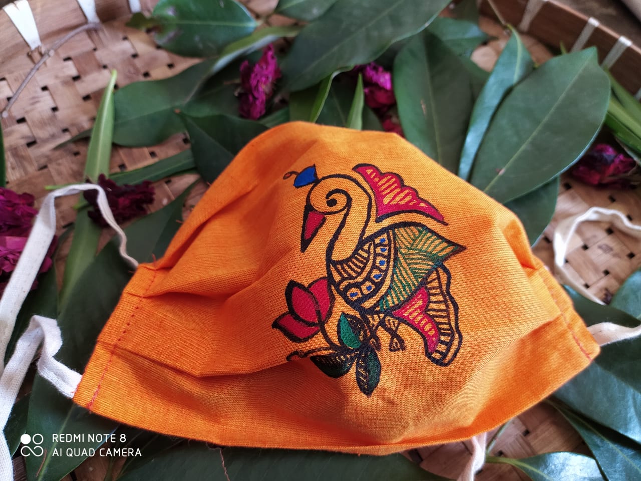 Madhubani Paintings Mask IMAGES, GIF, ANIMATED GIF, WALLPAPER, STICKER FOR WHATSAPP & FACEBOOK