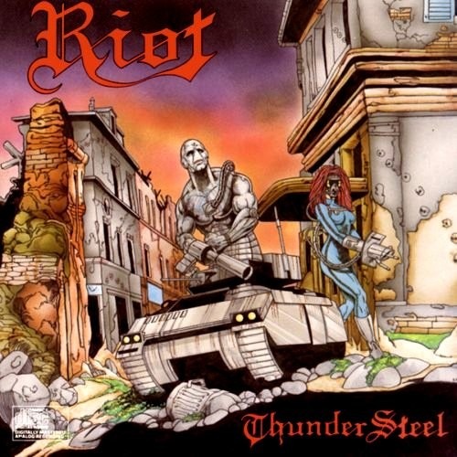 ~ 1988 (Epic) - Stil: Heavy Metal ~

Mitte der Achtzigerjahre hatten RIOT bereits zwei Sänger verschlissen. Guy Speranza konnteseine religiöse Lebenseinstellung nicht in Einklang mit der Band bringen (und starb bereits 2003 tragischer Weise  #Heavy/SpeedMe streetclip.de/2020/05/29/rio…