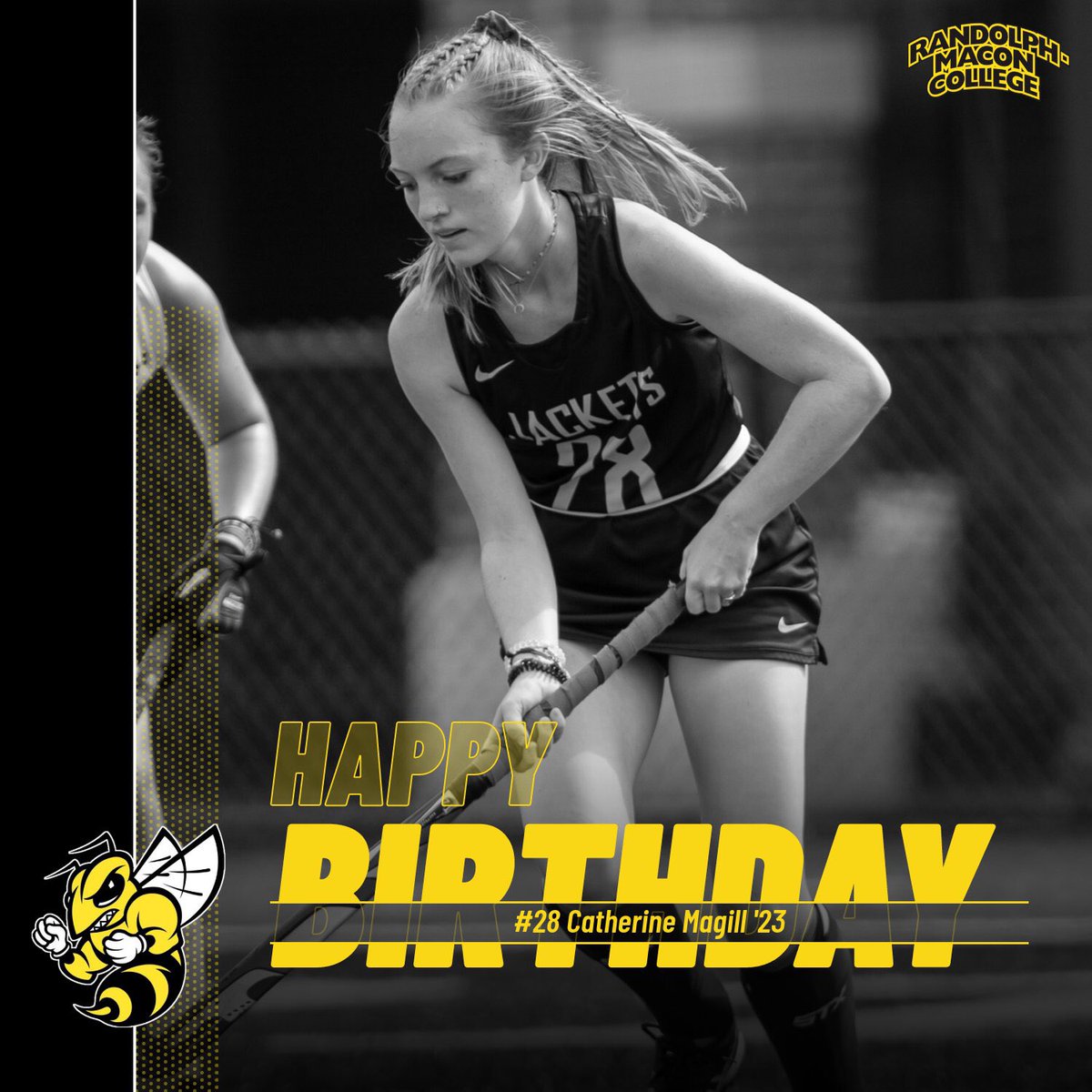Happy Birthday to TWO of our rising sophomores - defender Tori Mumm and attacker Catherine Magill!! 🥳🐝