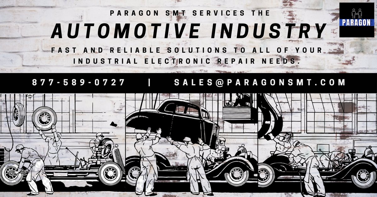 ParagonSmtLtd's tweet image. Paragon SMT Ltd serves the Canadian automotive industry. We can help with all of your current model and obsolete PLC and Drive VFD repairs.  We also offer repair services for all of your servo, spindle and valve repairs. 
#automotiveindustry #powersupplyrepair
#circuitboardrepair