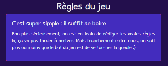 cobalcoolo's tweet photo. Un petit point sur les règles pour commencer? #Alcool #Cobalcoolo https://t.co/VVlqRqmWGQ