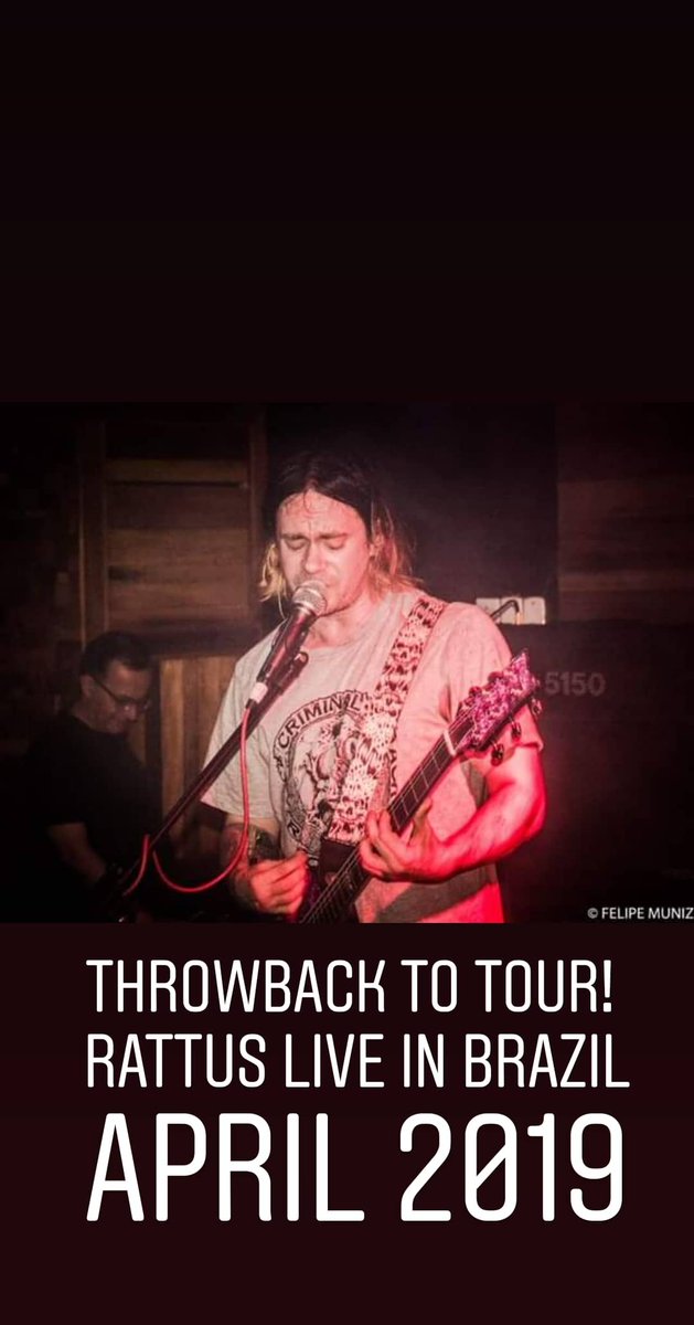 Jopo_Rantanen's tweet photo. THROWBACK TO TOUR!
Rattus Live @ Vinil Cultura Bar, Uberlandia, Brazil 25th Of April 2019. Pics by Felipe Muniz.
@RATTUSband #Rattus #RattusBrazilTour2019 #Punk #ThrowbackTour #Throwback https://t.co/voPcUCfJpF