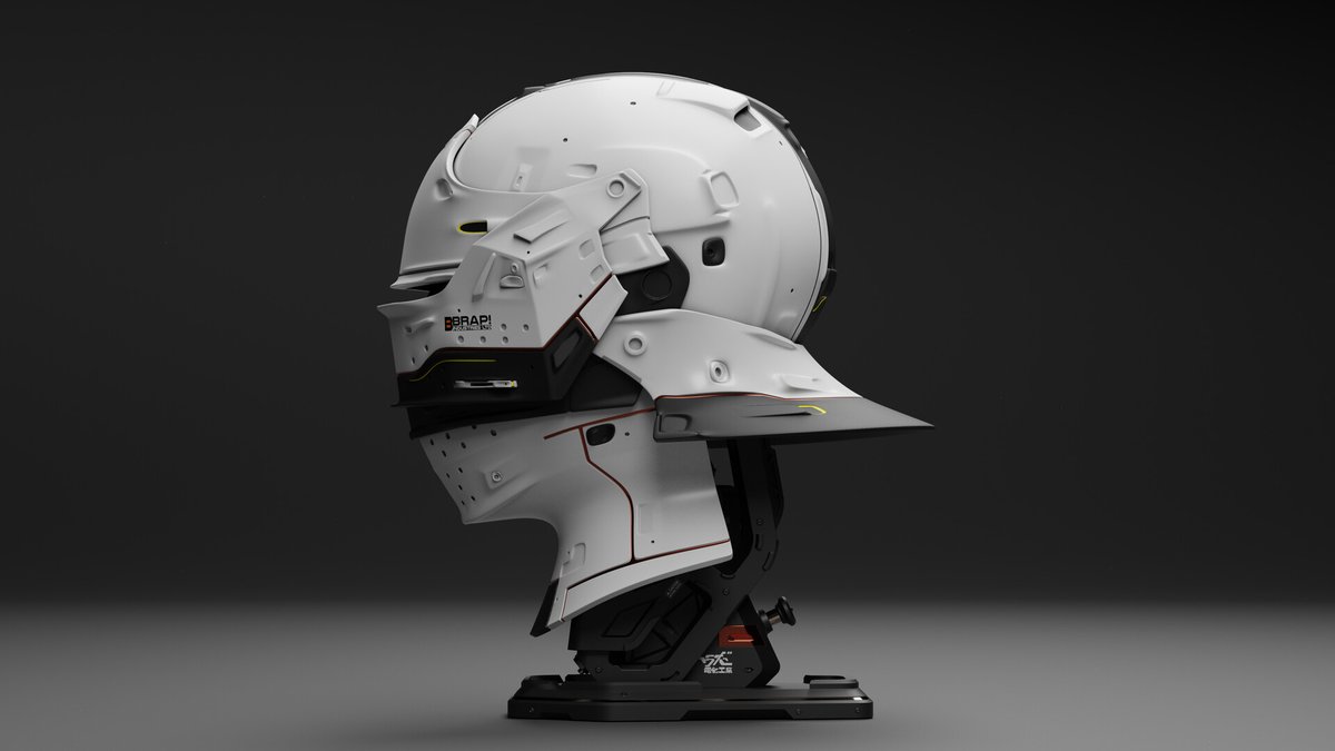 Sci-fi helmets by Gian Gian.
artstation.com/artwork/qAgvGz