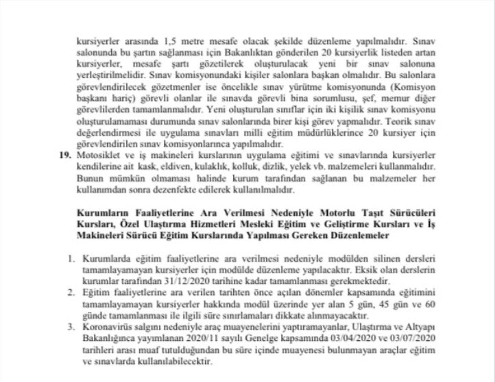 Özel MTSK, SRC, İş Makinesi, Gemi Adamı, Pilot Yetiştirme ve Muhtelif Kurslarımız 1 Haziran tarihi itibariyle açılabilecek. Herkes için hayırlı olmasını diliyorum. Yeni hayat tarzımız: Sosyal mesafe, maske ve temizlik.