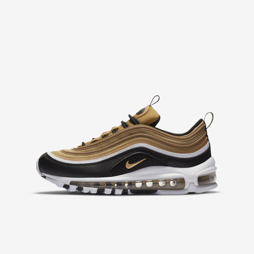 nike air max 97 metallic gold black