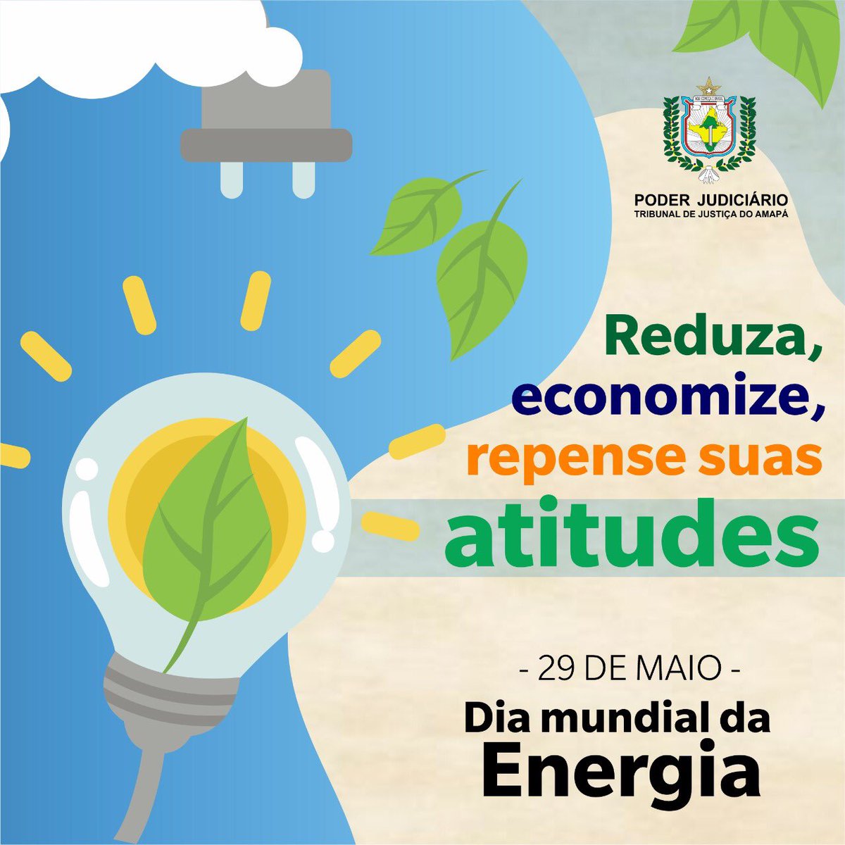 29 de maio é celebrado o Dia Mundial da Energia. Que tal aproveitar a data para repensar alguns hábitos? 

Economizar energia é uma forma de contribuir com a preservação do planeta

#DiaMundialDaEnergia
#SejaConsciente