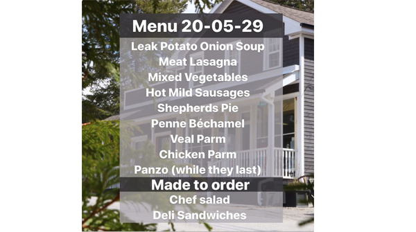 ShopKING10's tweet photo. Check out today's amazing menu at Dorio's Kettleby Bakery!
#ShopKING #KingTownshipStrong #PhysicalDistancing
https://t.co/5ToOSeRsaV https://t.co/4Ni2GC0qda