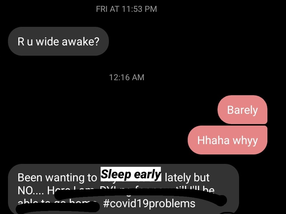 mrgllfy's tweet image. 😹😹😴 #covid19problems