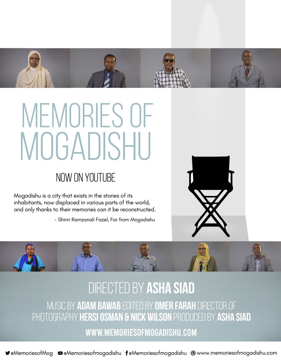 <a href="/MemoriesofMog/">Memories of Mogadishu</a> is now available. Directed by Somali-Canadian filmmaker and member of our Youth Advisory Group, <a href="/AshaReports/">Asha Siad</a>. The film offers an intimate portrait into the lives of those forcibly displaced by conflict. #AfricanDescent 

youtube.com/watch?v=mhjV82…