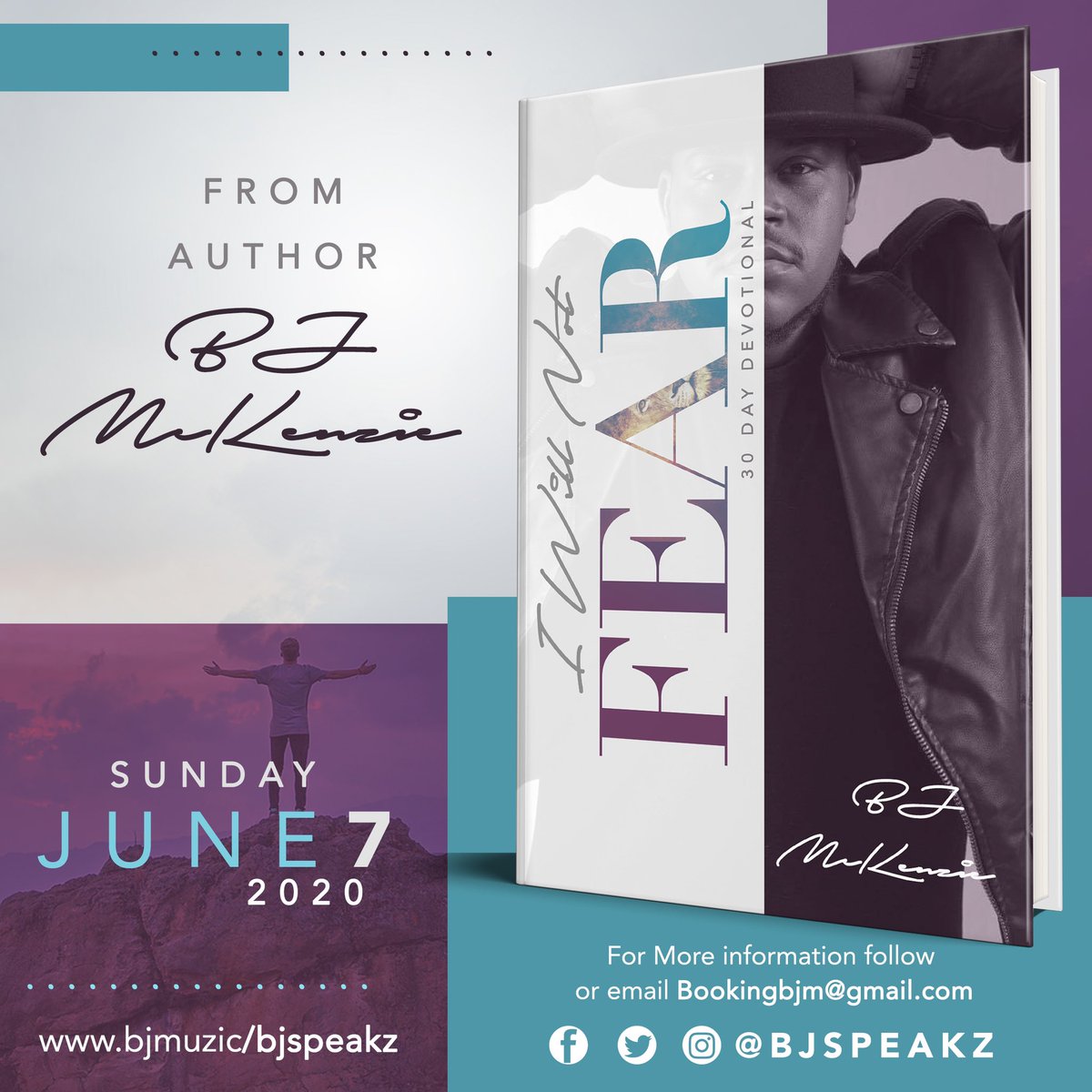 BJMuzic's tweet photo. Meet me here at noon 🕛 for more exclusive details about my 📚book. https://t.co/ykeqwYOgM6 

#prayer #dailydevotions #christiandevotional #bookgram #motivationalwords #spirit #faith #book #indieauthors #dailyverse #fearmeditation #fearless #bookmark #wordsofwisdom #strength https://t.co/lgexBb5DlY