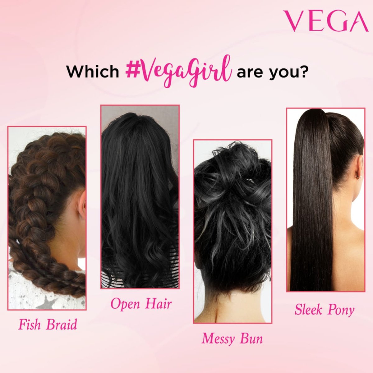vega_beautycare's tweet photo. Hard to choose one? 😬
Well, we know you keep changing hairstyles after every hour, as you juggle between deadlines and meetings. 💯❣️
Tell us your fave in the comments section below!💬
#VegaBeauty #BeBeautiful #BeVega #haircombs #hairstyles #hairproducts #hairexperiments https://t.co/ALoV1n7vfC