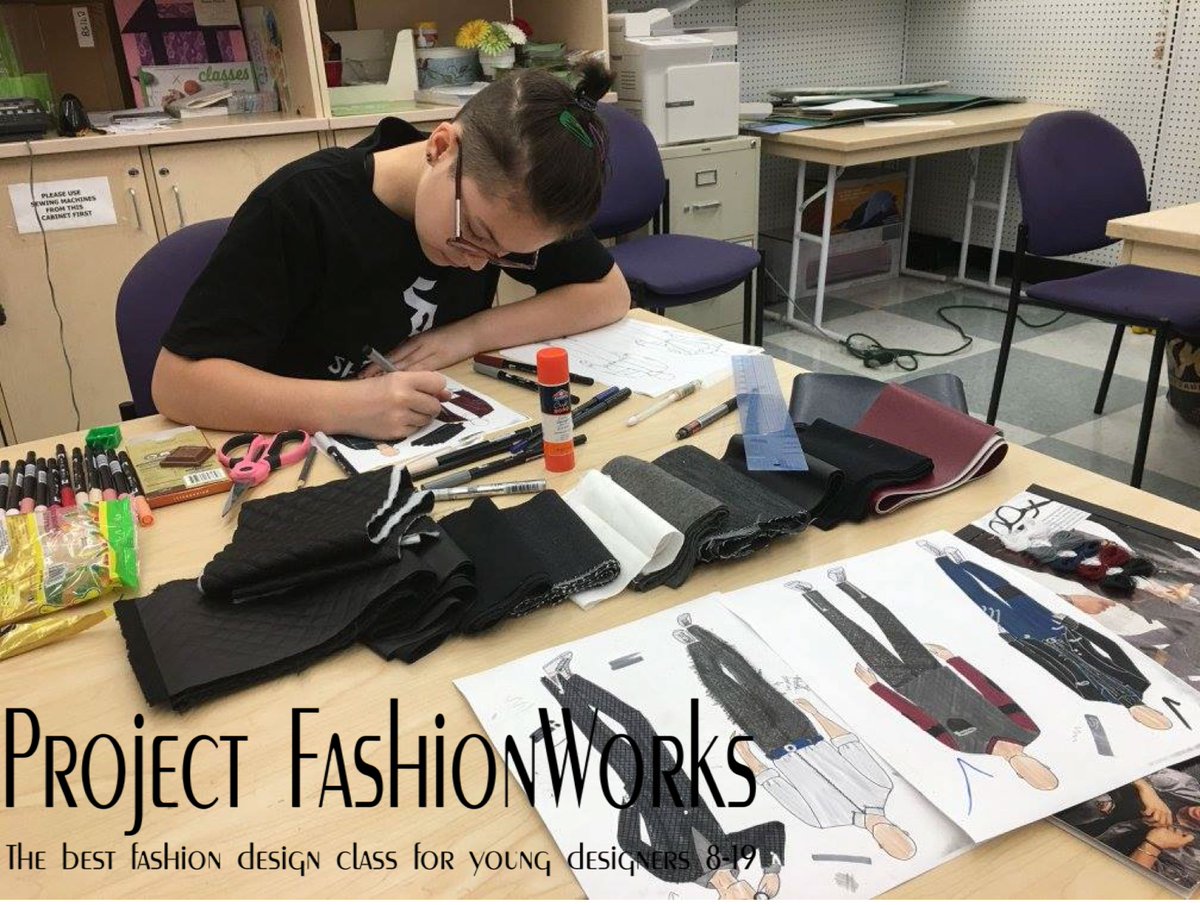 ProjectFashionW's tweet photo. One week only August 3-7 10-3 DST. Young designers ages 11-19 in a #virtual summer camp. Learn professional standards in #fashiondesign. Check out the website for more details. #fashionclass #summercamp #fashiondesigner Link in bio. https://t.co/HqgJ95LCni