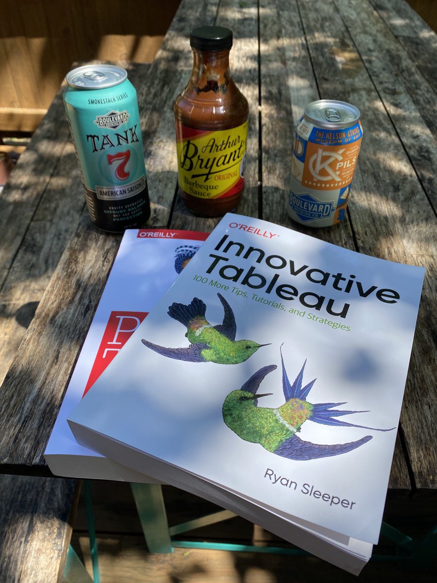 When many people think of #KansasCity, BBQ &amp; craft beer are the first two things that come to mind. When it comes to <a href="/tableau/">Tableau</a> &amp; KC, <a href="/ryanvizzes/">Ryan Sleeper</a> is number 1. 

Congrats, Ryan on the NEW book. 🎉💯

I’m honored and humbled to have been a small piece of it.
amazon.com/Innovative-Tab…