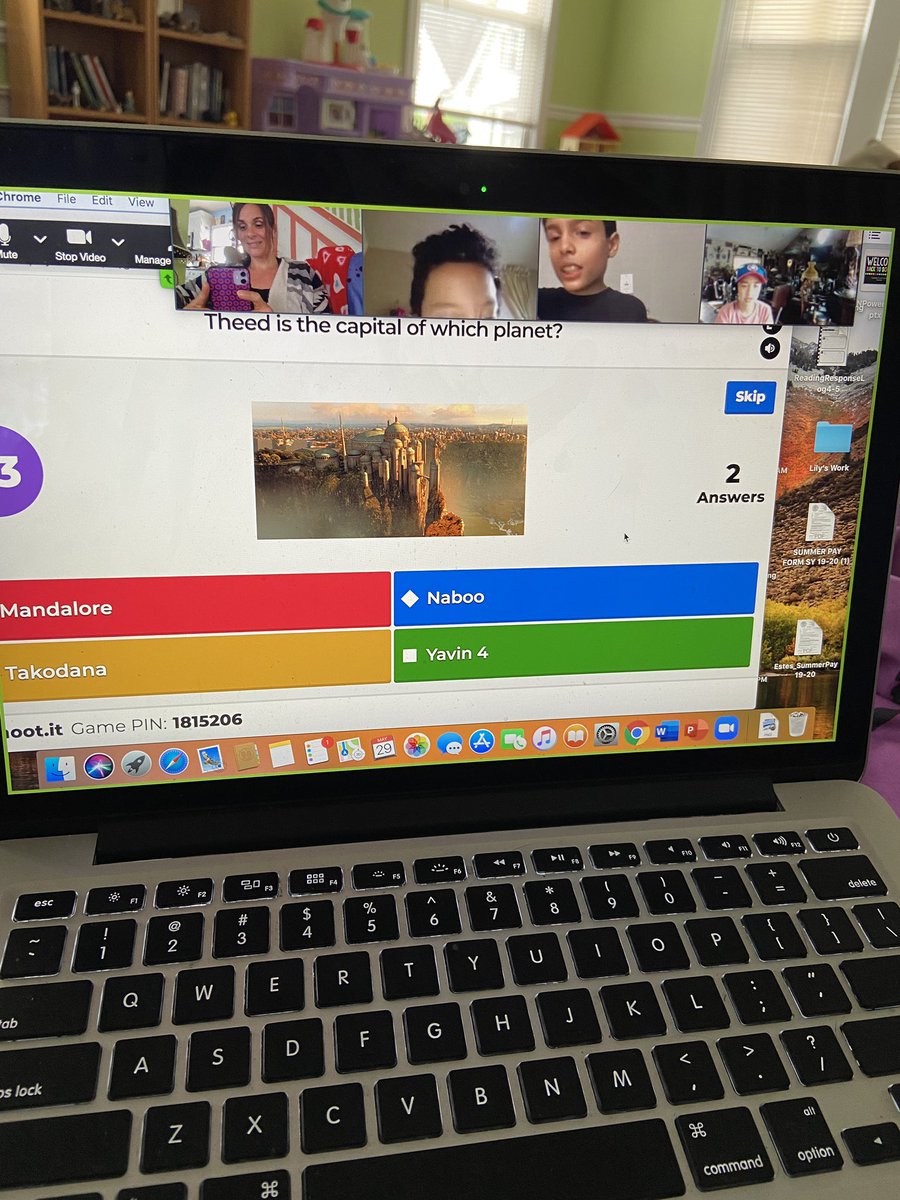 Game day in Mrs. Estes &amp; Ms. Lambert’s class today. Students got a chance to play kahoot and quizizz!