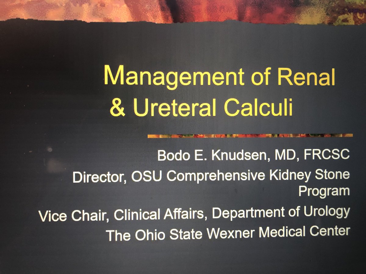 OSU_Urology's tweet photo. Another great virtual lecture and discussion from @BodoKnudsen on kidney stone management for our @OhioStateMed fourth year med students and incoming interns! @FaraBellowsMD @TashaPosidPhD @OSUWexMed @ctleeuro #education #onlinelearning https://t.co/8bz4tZvpe5