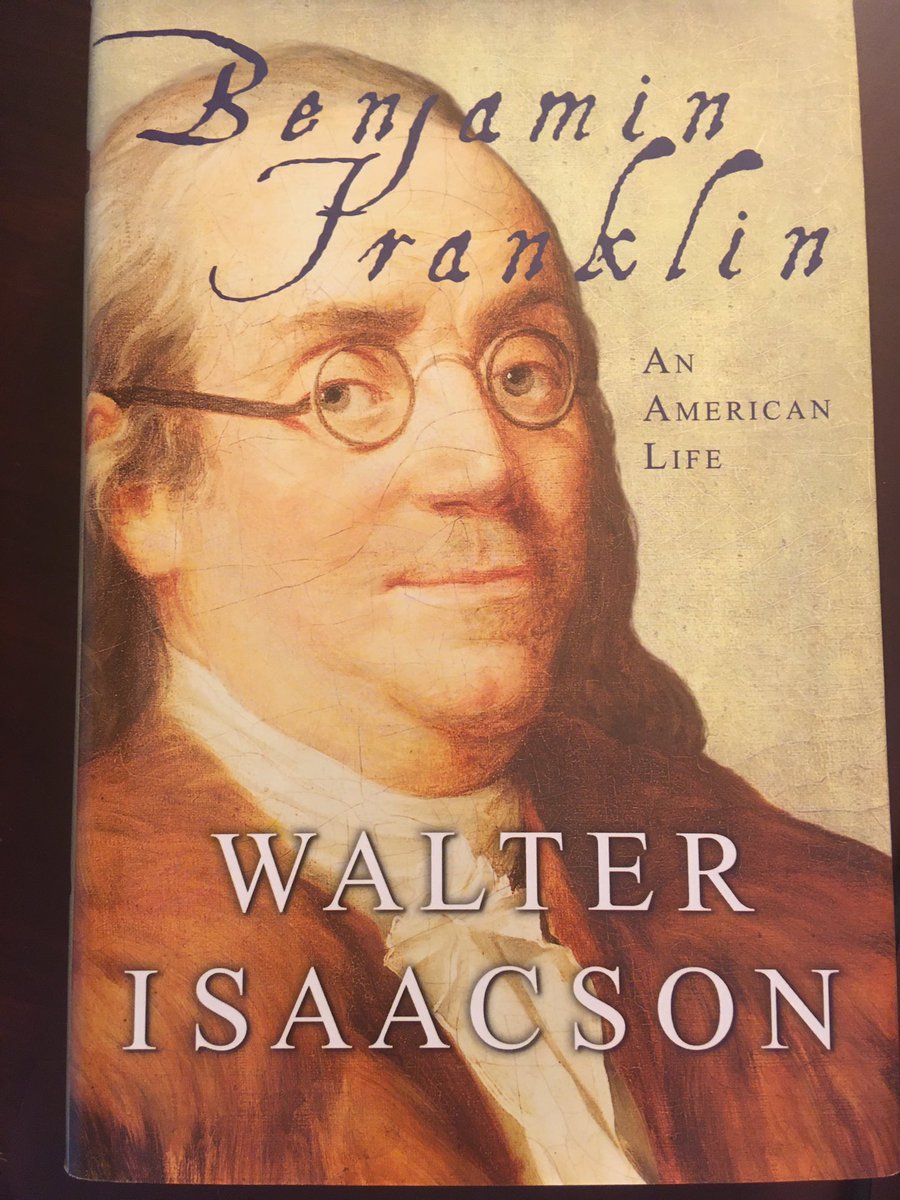 Suggestion for May 29 ... Benjamin Franklin: An American Life (2003) by Walter Isaacson.