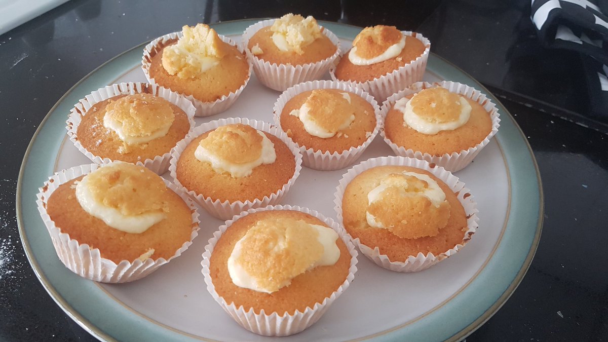 shiftms's tweet image. I made some cupcakes filled with homemade lemon curd today for my mum&apos;s birthday, while &quot;working&quot; from home. 

How&apos;s your current situatio?

#lemonCupcakes #yummy
