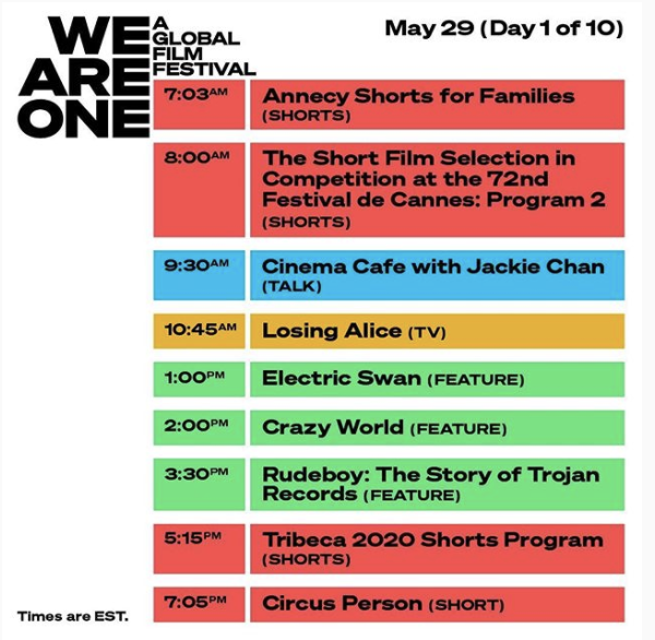 bhprod's tweet photo. Starting today, major international #filmfestivals are joining forces with #YouTube to provide free content during a #digitalfilmfestival that will raise funds for #COVID19 relief. 

Programming includes films, shorts, docs, comedy, &amp; music available @ https://t.co/4sbvAVNfVw. https://t.co/qGxRrsY8UU