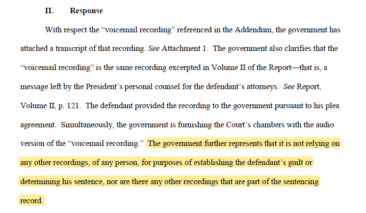 Now it should be obvious why DOJ Prosecutor Brandon Van Grack defied a Court order to produce the transcripts.