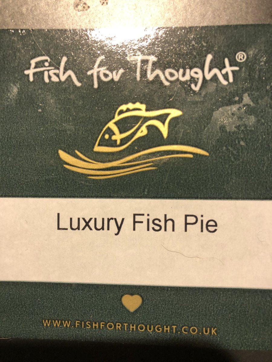 mrgholmes's tweet image. without a doubt the best fish pie is from @FishforThought1

they are delivered to your door from Cornwall, their Moules Marinière are exceptional too

I think they’re well priced as the quality and amount of seafood &amp;amp; fish in them + the cheeky seasoning is an exceptional fish pie