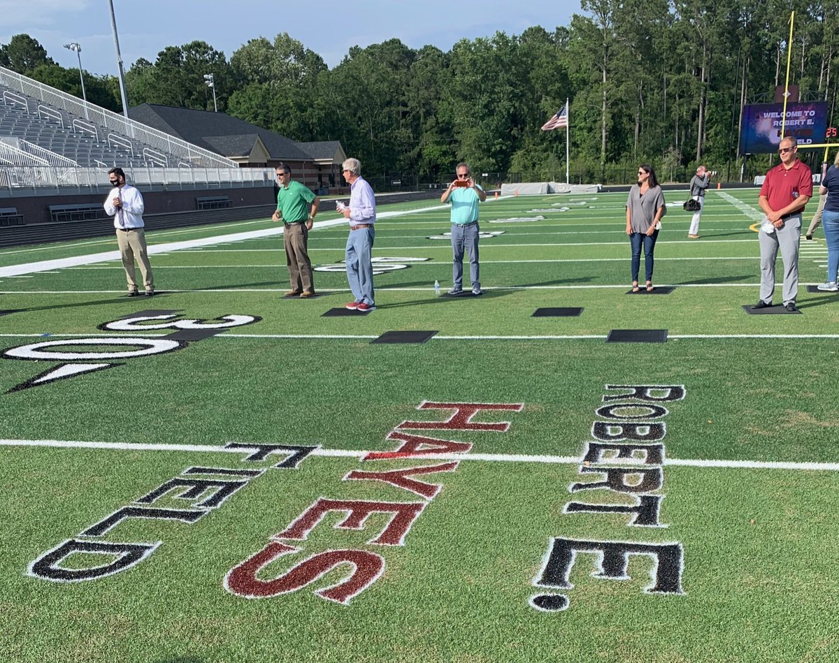 Today the Field at the D2 stadium was named after our Athletic director, Robert  E. Hayes! Coach Hayes, thank you for being our champion. You inspire us all to be better, work harder and keep pushing until our dreams become a reality!