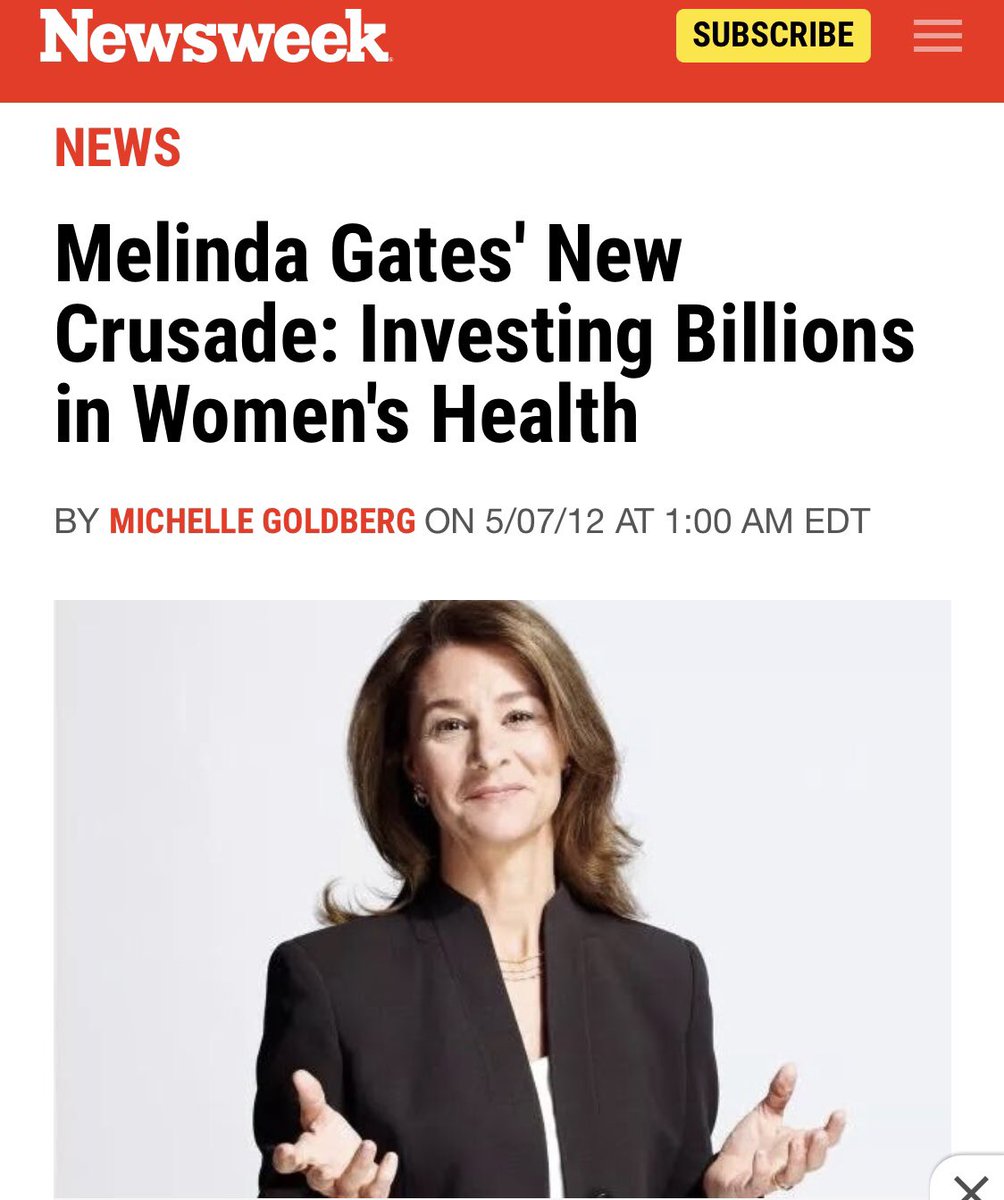 else really LOVES Depo & claims women are begging for it?  https://www.newsweek.com/melinda-gates-new-crusade-investing-billions-womens-health-64965