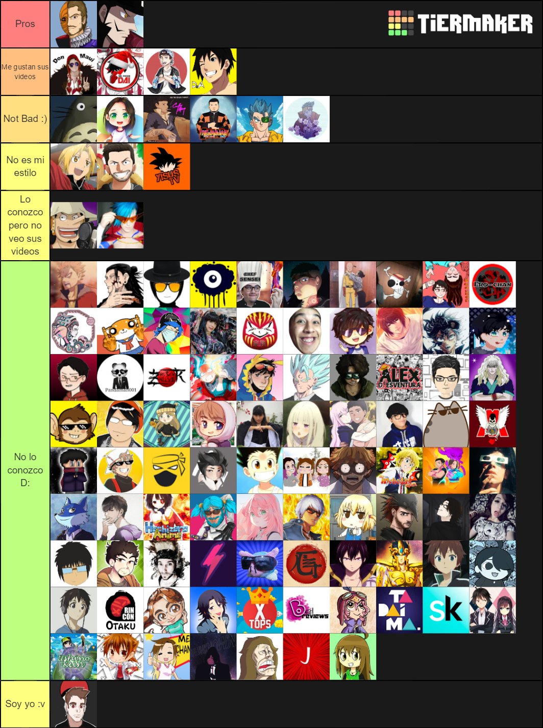 Anime de youtubers hotsell