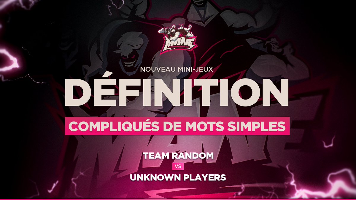 GotagaTV's tweet image. &quot;DÉFINITION&quot;  #MANE 😈

#TeamRandom 104 🆚 113 #UnknownPlayers

▶️ twitch.tv/gotaga