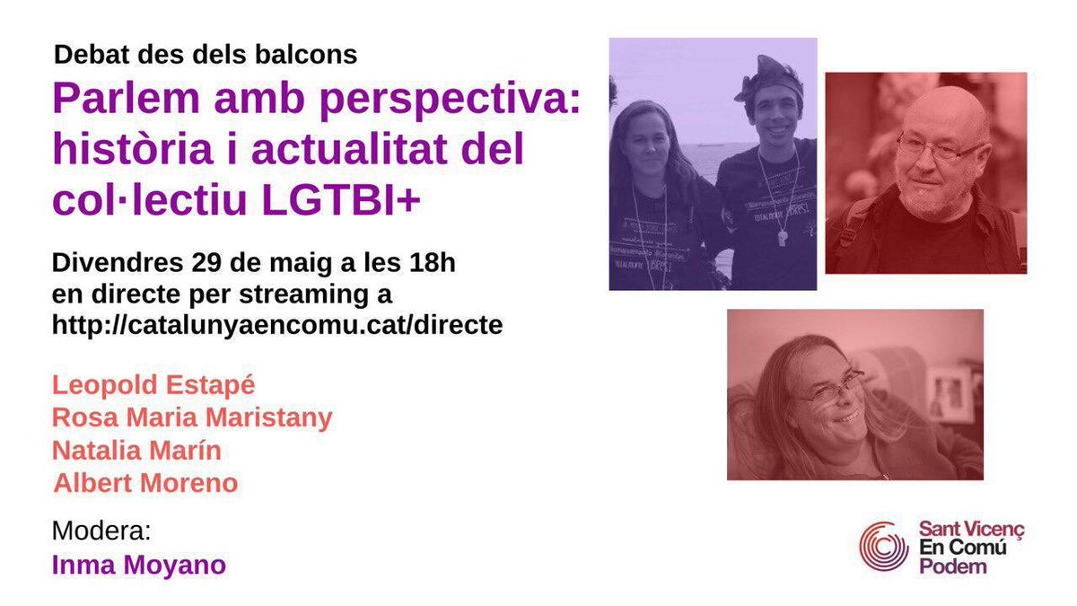 Mot interessant el Debat desde els Balcons de <a href="/CatEnComu/">CatEnComu</a> sobre l'àmbit #LGTBI d'avui. Cal teixir una forta xarxa entre els Ajuntaments i el món educatiu local. Hi ha molta feina a fer i l'hem de fer entre totes. <a href="/TransBaix/">Trans*Baixpower&Roses De St.Feliu</a> <a href="/sb_enpositiu/">🏳️‍🌈Sant Boi en Positiu TransVIH</a> <a href="/donat_vida/">Dóna't Vida</a> @EUFORIA_FTA