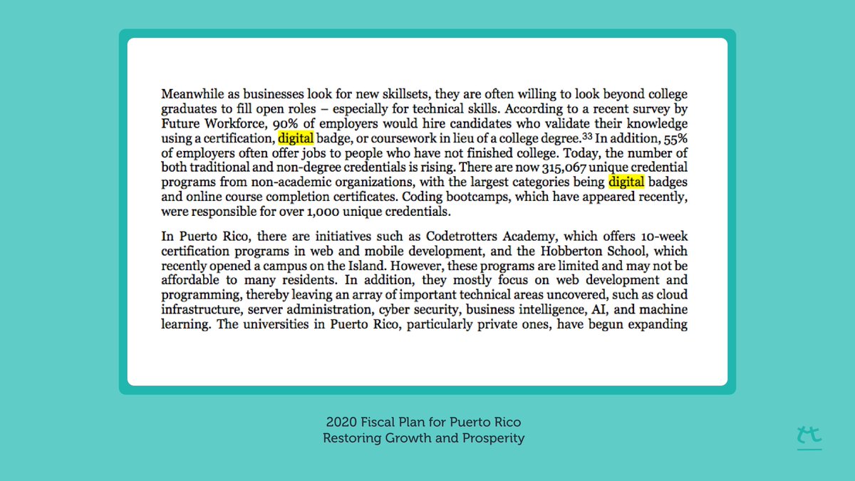The new fiscal plan certified by the Fiscal Control Board recognizes that Puerto Rico needs to invest in developing the skills necessary to stand out in the digital era. As a #coding school, Codetrotters is committed to continuing the development of programming on the island.