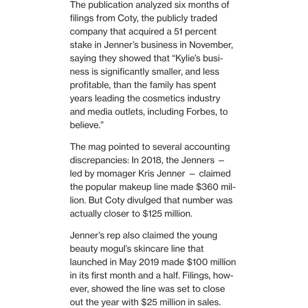 Kylie Jenner took to Twitter to defend herself after Forbes claimed that she lied about being a billionaire Pt1