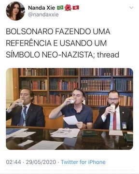 Rconstantino's tweet photo. Vem cá: é s��rio que os "radicais de centro" conseguiram problematizar um copo de leite?! Nem mesmo colocaram no contexto de que era para homenagear o fabricante de leite a pedido da ministra da Agricultura? O copo de leite virou prova de "símbolo neo-nazista" agora?! Meu Deus! https://t.co/TjWm77rLOs