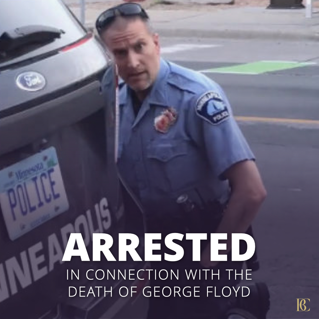 AttorneyCrump's tweet photo. Former MPD officer Derek Chauvin has been ARRESTED!! No word yet on the specific charges, but it's a step on the road to justice ✊🏾 Now the officers who stood by &amp; did NOTHING to save George need to be arrested and charged as well. #JusticeForGeorgeFloyd #GeorgeFloyd #SayHisName https://t.co/FCDcWmcTLl