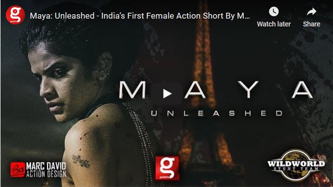 Maya: Unleashed - India’s First Female Action Short By Maya S Krishnan And Yannick Ben @maya_skrishnan @yannickben2 @galattadotcom @DoneChannel1 newcinemaexpress.com/maya-unleashed…
