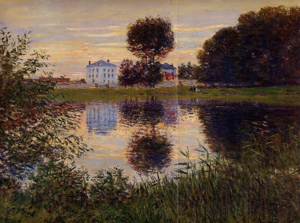 Arte y más on Twitter: "El árbol en forma de bola, Argenteuil, 1876, Jean Claude Monet… "
