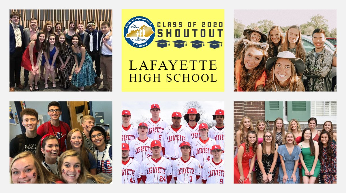 KyDeptofEd's tweet photo. 🎓 | The Kentucky Department of Education would like to give a #KDEclassof2020shoutout to the senior class at @lhshighschool! #KyEd #TeamKDE #TeamKentucky #TogetherKY #ClassOf2020 https://t.co/c0kvi9Wvos