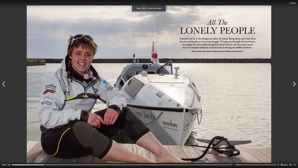 If you're feeling a little down about being in isolation, read our interview with local Sarah Outen, who spent months at a time in complete isolation during her expedition around the entire globe - pridemagazines.co.uk/stamford/view-…