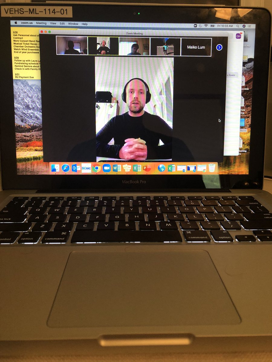 Office hours were a great way to end our week today!

Thanks to <a href="/FiveSax/">Five Sax</a> member Joel Diegert (a <a href="/VestalBands/">Vestal Bands</a> alum, and fellow <a href="/IthacaMusic/">IC Center for Music</a> alum) for working with our Saxophones and sharing with us today from Vienna, Austria! Fantastic advice for all!

#officehours #alumni