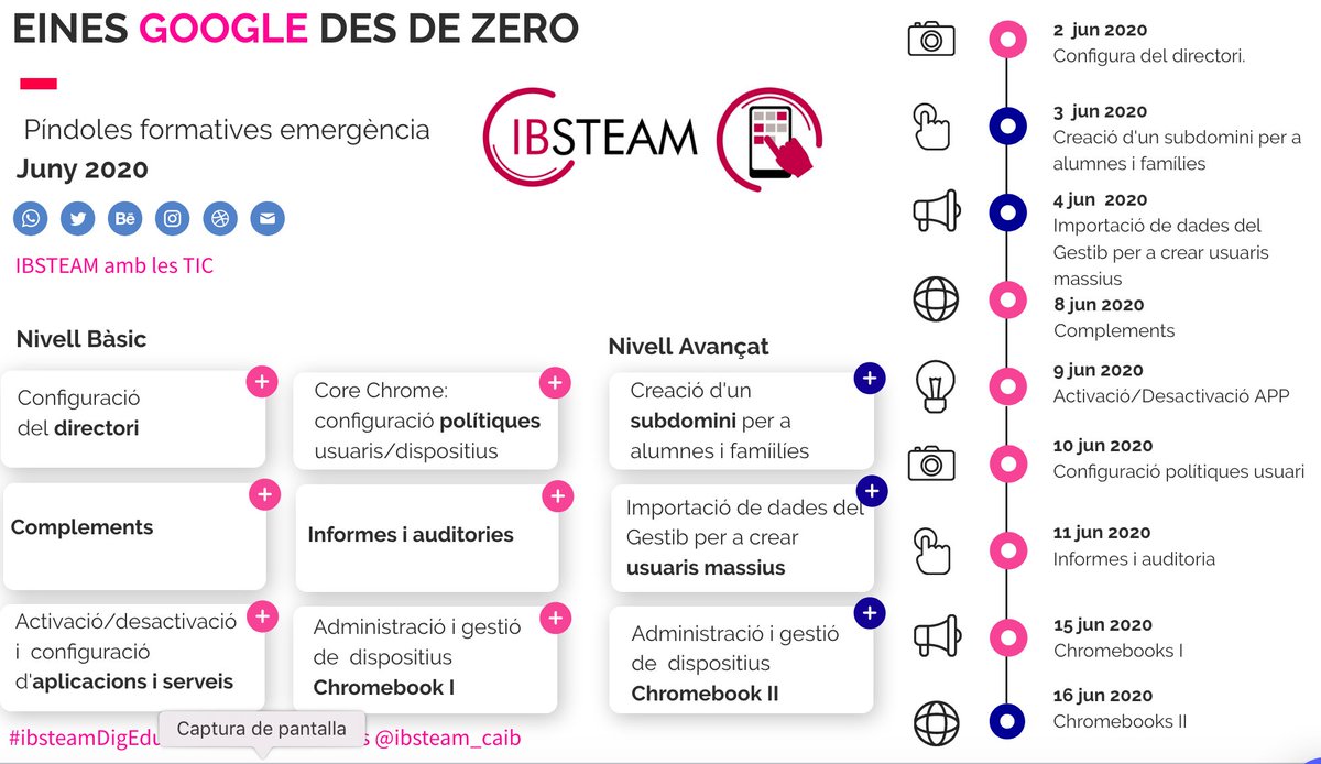 ibsteam_caib's tweet photo. 📌Vols conèixer que pots fer amb GSuite en el teu centre educatiu? Primera proposta de pìndoles formatives( TIC i equips directius) Des de l'equip @ibsteam_caib de @EDUN_IB  oferim les següents píndoles.
✅ info https://t.co/wVku2iJ3HX
✅ participa https://t.co/5PJpUIXfuF https://t.co/O4zYrtk51m
