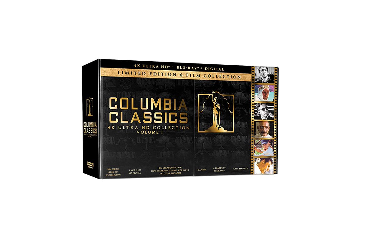 mrwillw's tweet photo. Enter to #win this COLUMBIA CLASSICS 4K ULTRA HD COLLECTION BOX SET. Set includes: Mr. Smith Goes to Washington / Lawrence of Arabia / Dr. Strangelove / Gandhi / A League of Their Own / Jerry Maguire.

Details: https://t.co/nXmiuodbNx https://t.co/iPasrSF6Sz